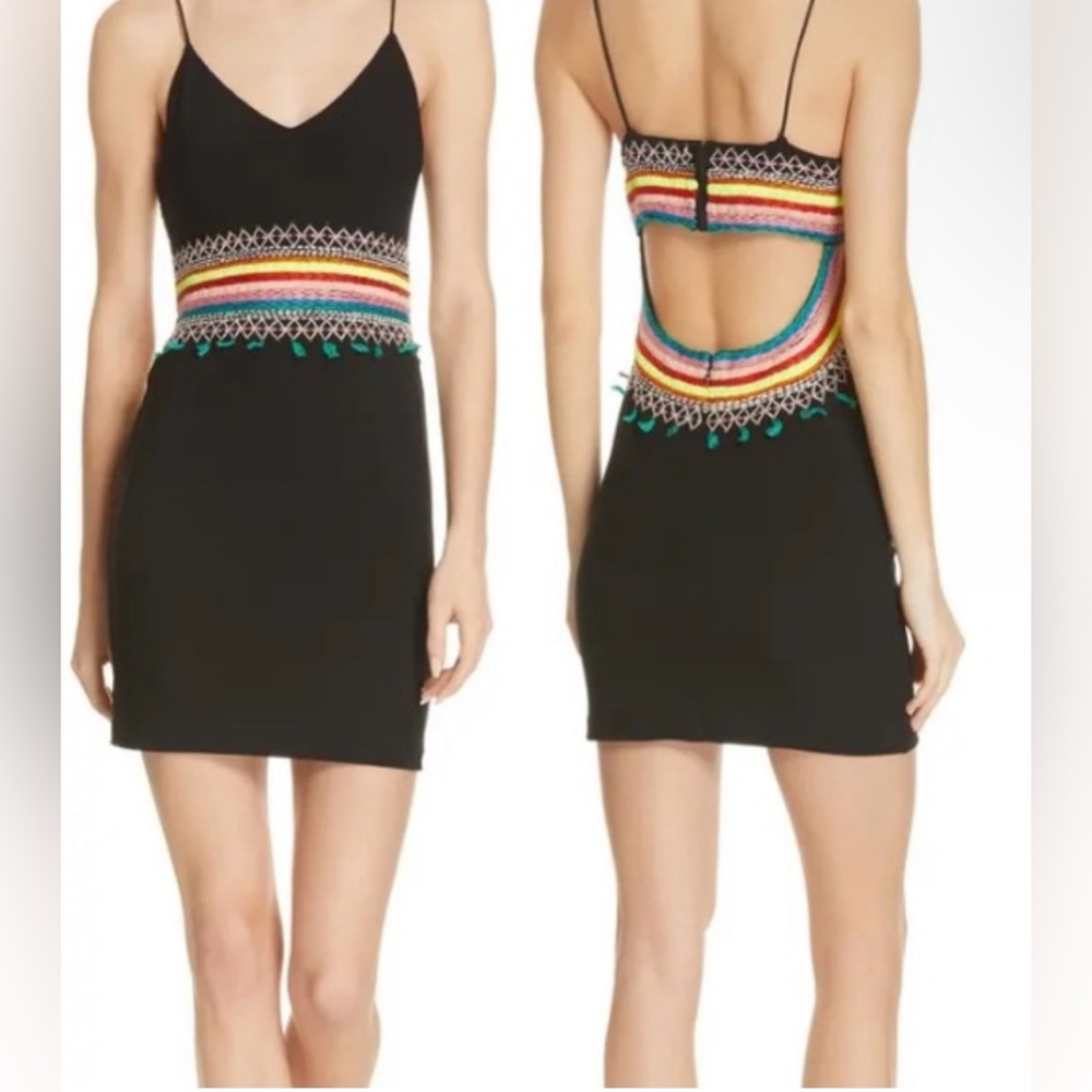 Alice + Olivia - Loralee Embroidered Mini Dress | $440